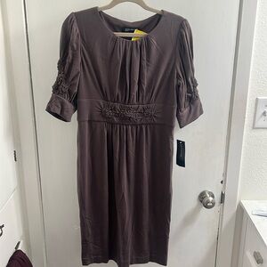 Jones New York; brown dress; new size 8